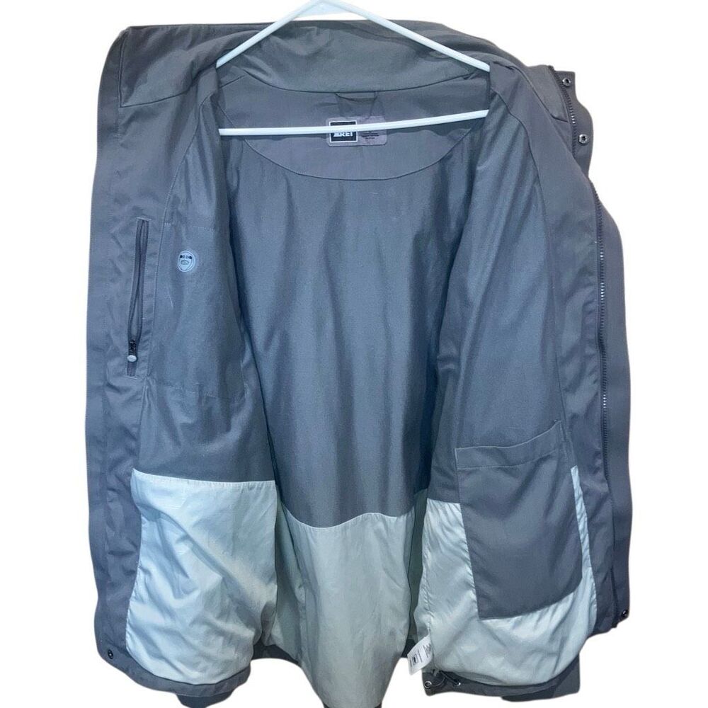 Rei Elements E1 Rain/Wind Breaker Jacket Men’s La… - image 7